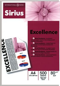 Офисная бумага а4 Sirius Excellence