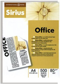 Офисная бумага а4 Sirius Office